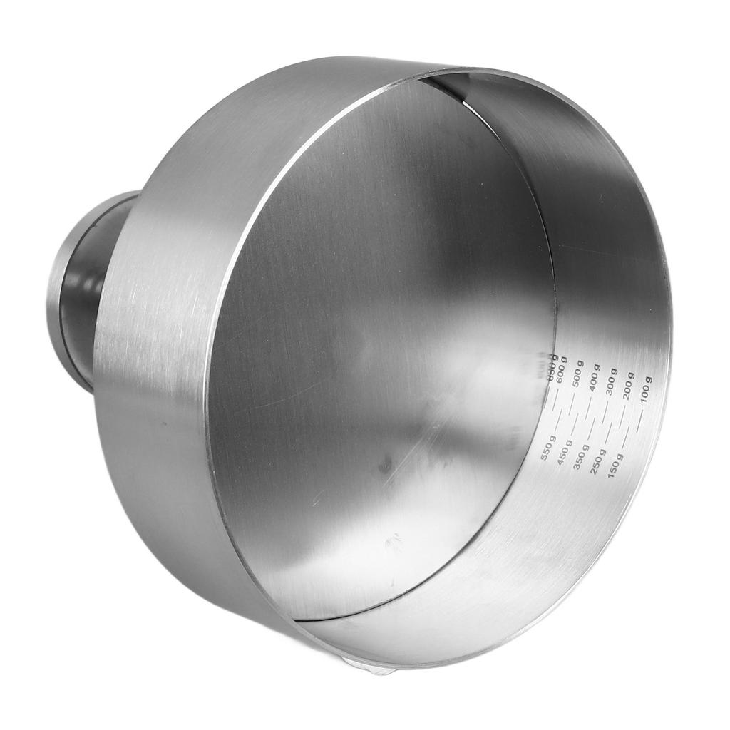 5.5in Stainless Steel Hamburger Patty Maker Adjustable Thickness 0.2‑0.89 Pounds Dishwasher Safe Adjustable Burger
