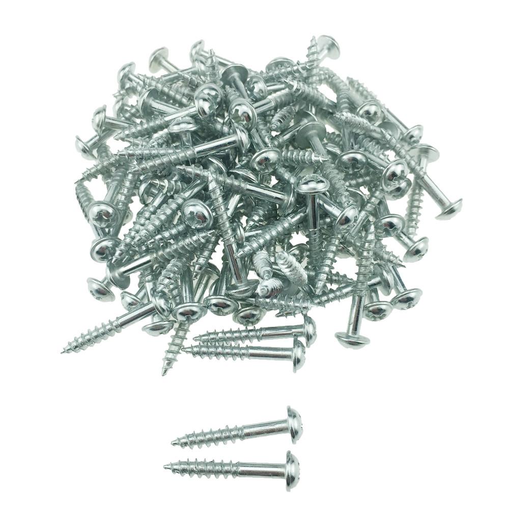 

ALLSOME 100PC M4-25 высокопрочные саморезы саморезы для карманных отверстий Jig Woodworking HT1099 100pcs