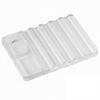 Acrylic Nail Art Brush Holder 1pc 5-Compartment Stand With Mixing Palette Tool Organizer For UV Gel Pen Display Manicure
