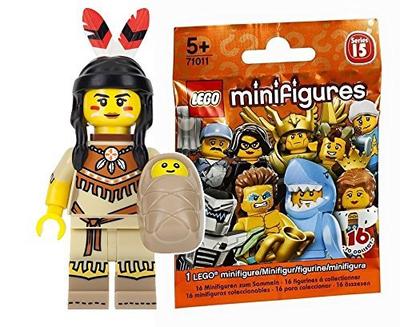 LEGO Minifiguren Serie 15 Stammesfrau (Ungeöffnet) | LEGO Minifiguren Serie 15 Stammesfrau [71011-5]
