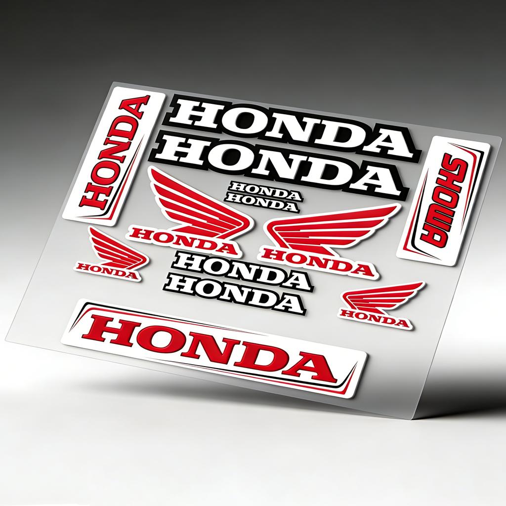 ydcr7 Stickers Moto Sticker Auto Body Bumper for Honda Windows Motorcycle Laptop Walls Vinyl Decal Car Tuning Accessories