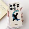 For Infinix GT 20 Pro X6871 Lucky Initial Letter Phone Case For Infinix GT20 Pro 5G Soft Silicone Shockproof Cases