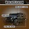 A28G-For Off-Road Ladder Roof Mount Backing Plate Kit Heavy-Duty With Bushings For Cargo Rack