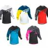 Mens Quick-Dry Cycling Jersey Long Sleeve MTB Bike Shirt Mountain Trail Riding Outdoor Sports