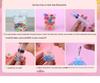 Kids' Handmade Wishing Sand Bottle DIY Set - Unbreakable Mini Pendant Bottles