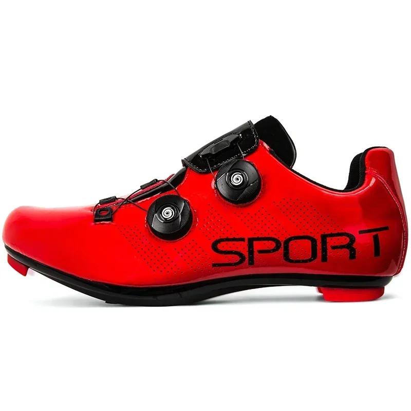 Professional Cycling Road Shoes for Men Women Route Cleats Road Bike Speed Flat Sneaker Racing Bicycle Mountain Spd Biking