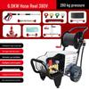 High-Power 220V/380V Commercial Car Wash Machine with Hose Reel for Shop or Farm