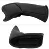 L shape Putter Headcover Slotted Blank PU Waterproof Fabric Thicken Plush  (black )