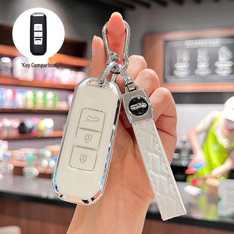 Baojun 560/530/510/730/310w/E100/E200 Car Key Cover - Protective Case with Buckle for Men & Women
