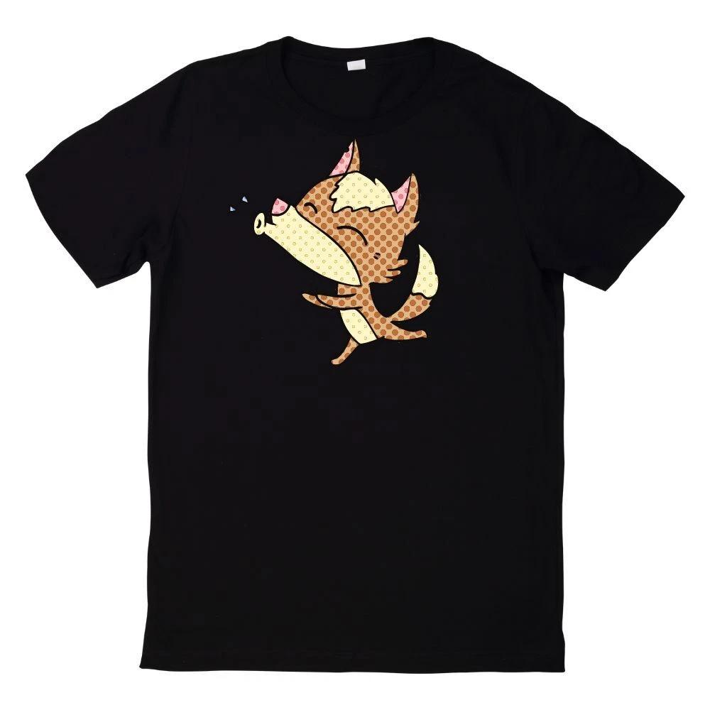 T-Shirt Kleiner Wolf Heult Vollmond An XL