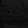 FILA Down Jackets Men's Black Stand Collar Moderate Puffer Jacket FS2DJD4102X-BLK