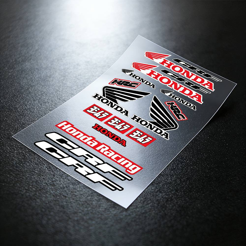 For HONDA Reflective Motorcycle Stickers, 3M Safety Warning At Night In the Dark Scooter Helmets