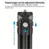 Lightweight Carbon Fiber Mini Tripod For Mobile Camera DSLR 1/4 Inch Screw Stable Base Phone Stand Mount