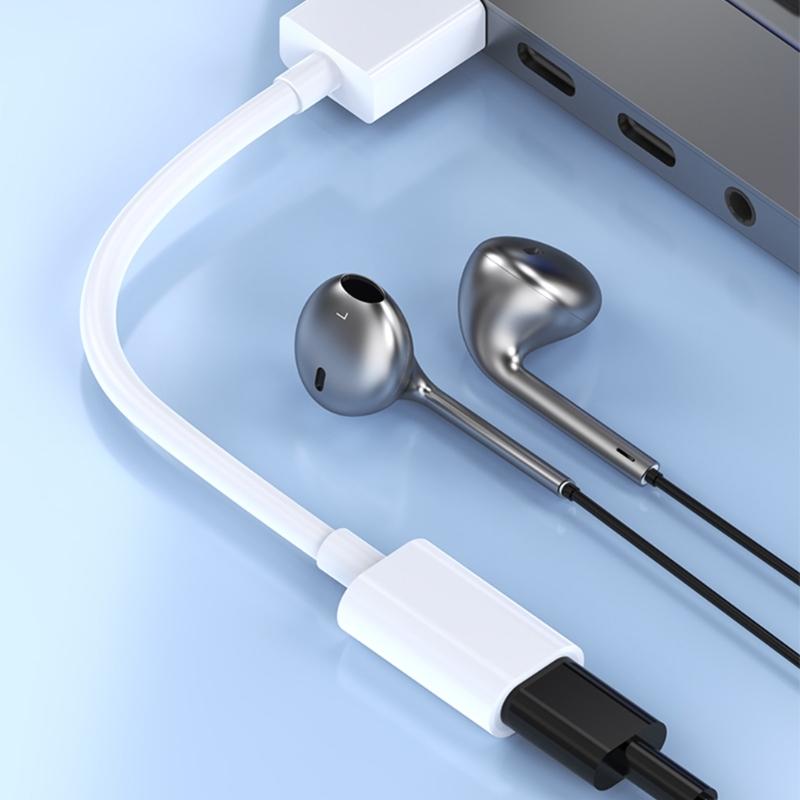 Cavo Adattatore da USB 3.0 Maschio a USB C Femmina 5Gbps per Ricarica Rapida e Trasferimento Dati Cavo di Conversione per Cuffie Digitali
