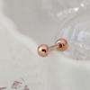 [1+1] 14K Gold Filled Pin Basic Ball Piercing (Single Side Sold)