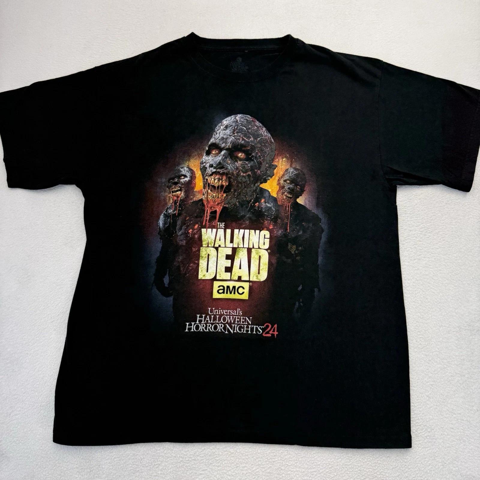 Halloween Horror Nights Shirt 2014 Adult XL The Walking Dead Zombie Walker 3D S