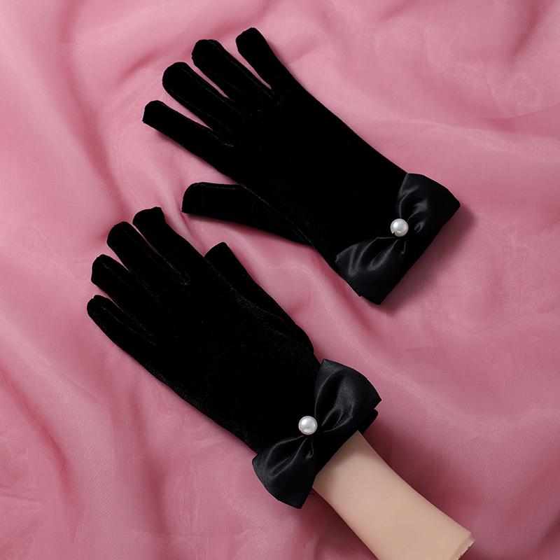 Nya superälvliknande vita spets tyll långa bröllopsfoto grossist handskar