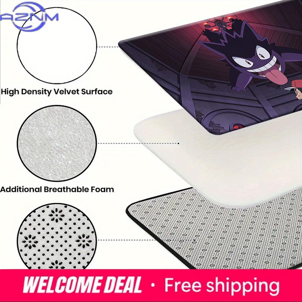 Gengar & Ash Anime Print Non-Slip Floor Mat Doormat
