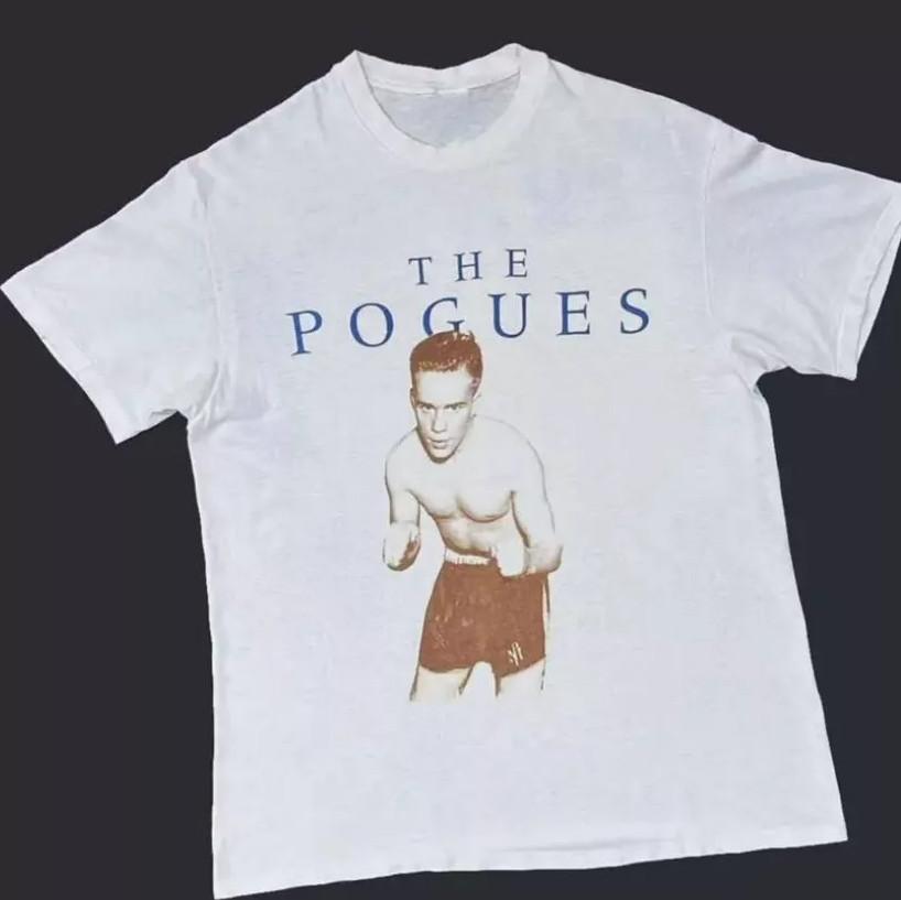 VTG THE POGUES PEACE LOVE 89 Shane MacGowan T-shirt size S-5XL S
