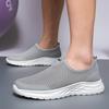 Men's shoes large size fly-woven sports shoes men's shoes casual shoes breathable lazy shoes soft sole