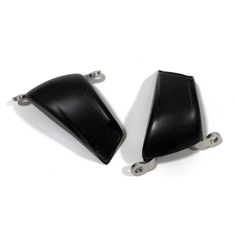 Carbon Fiber Motorcycle Front Brake Air Duct Caliper Radiator Cover For DUCATI PANIGALE V4 V2 V4S Streetfighter V4 V4S 2018-2023