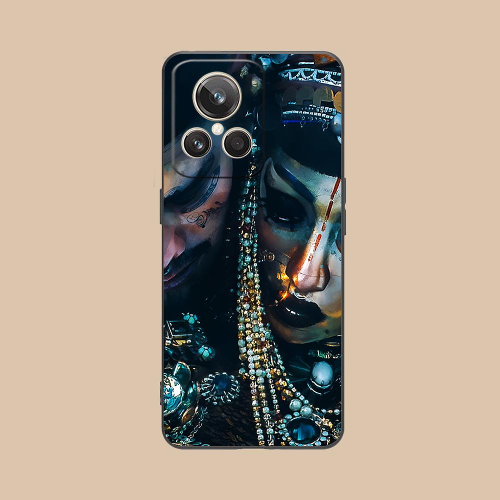 Jibaro Siren Mobile Cell Phone Case for Realme 15 14 13 12 11 10 9 Pro Plus T i Lite 5G Colorful Printing Cover Cover Smartphone