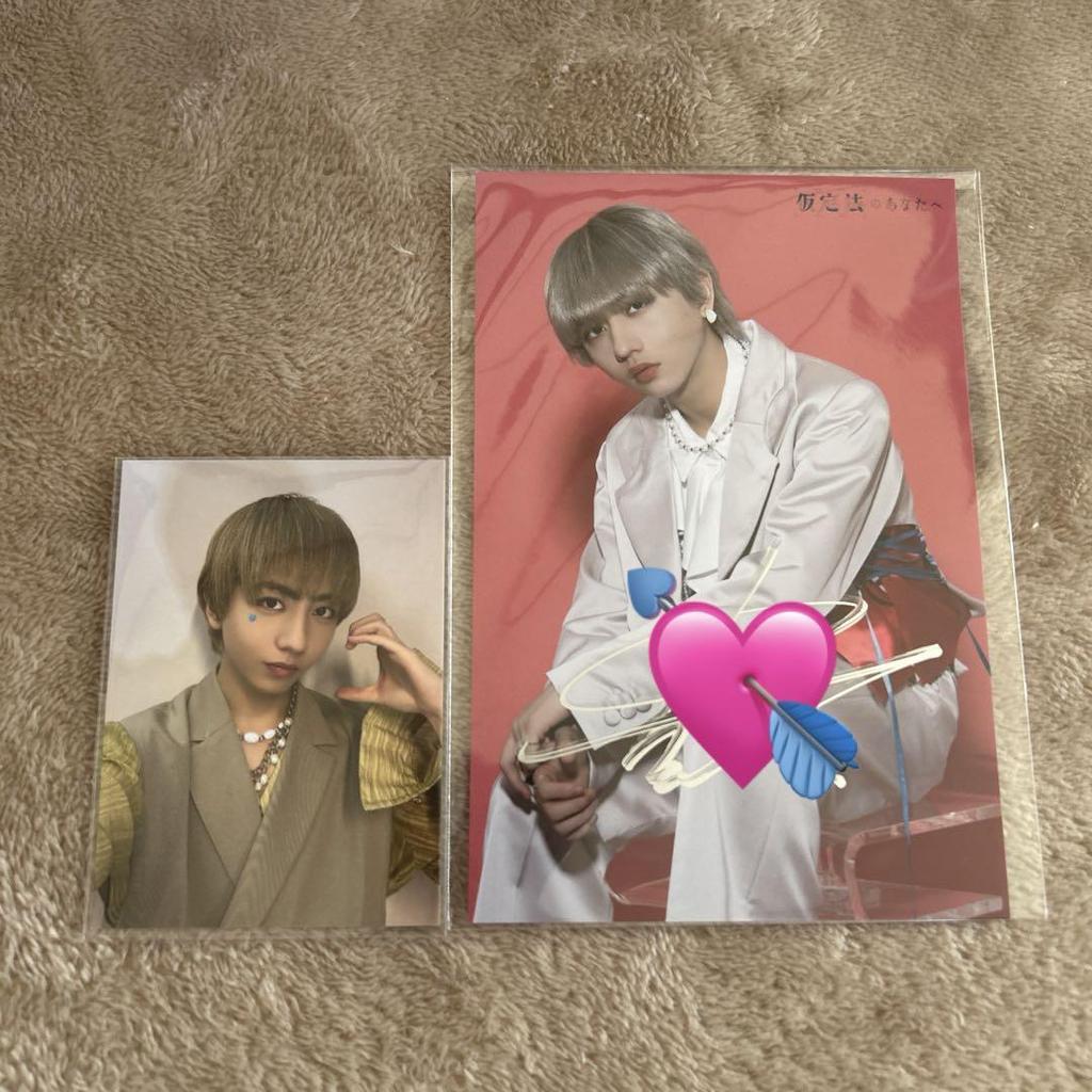 [USED] The cause is in me. Genjibu Ryodai Nagano autographed postcard trading card