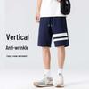 Warrior Men's Summer Cool Silk Double-Stripe Athletic Shorts