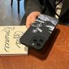 Simple Oil Painting Road Sign Silicone Phone Case For iPhone 16 15 14 13 12 11 Pro Max XS XR 7 8 Plus SE Shockproof Soft Cover