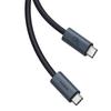 Kabel Szybkiego Ładowania Usb-C Do Usb-C Baseus Flash 2 240W 1M (Czarny)