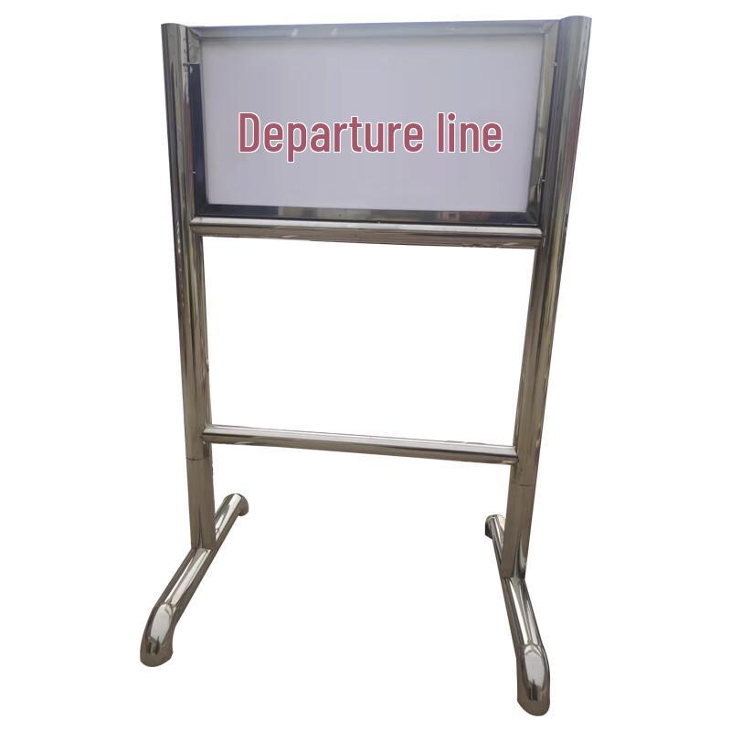 Stainless Steel Vertical Advertising Display Stand