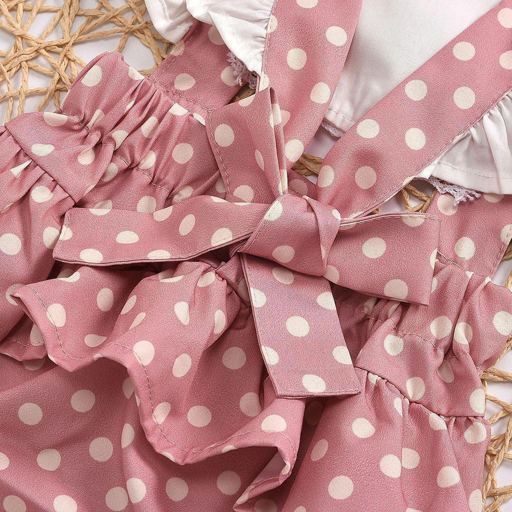 Leopard Print Baby Romper Set: Summer Bodysuit & Headband for Girls