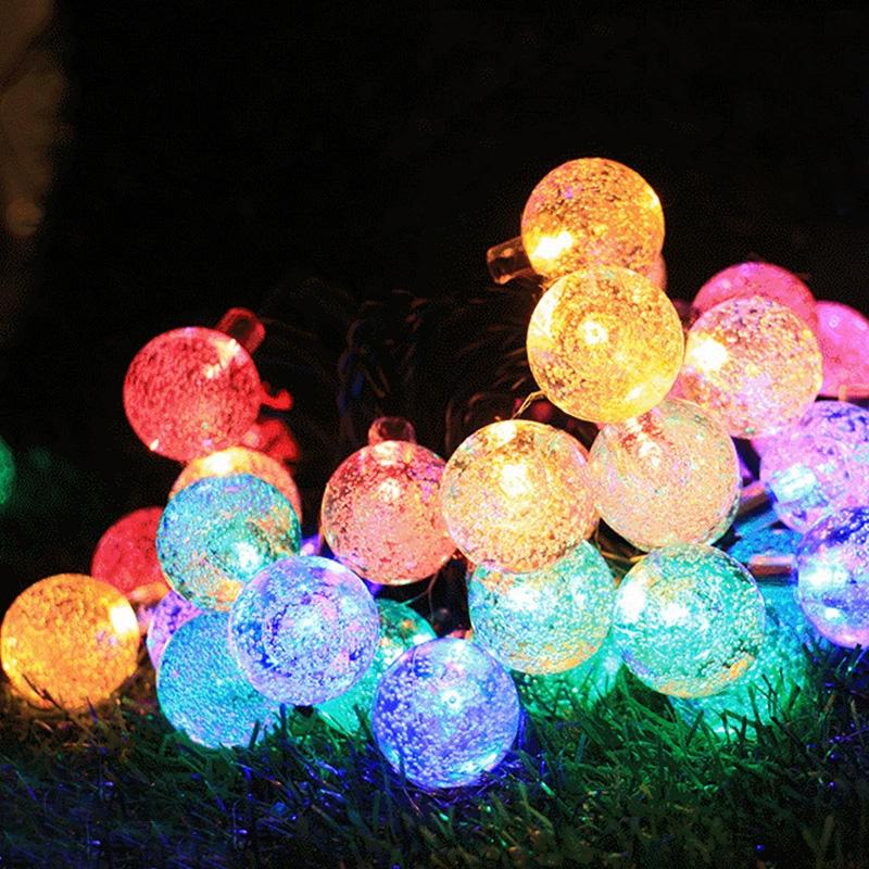 20LED Fairy Lights for Christmas Tree Ball Outdoor String Lights Waterproof Home Decoration 300cm Lamp Bubbles