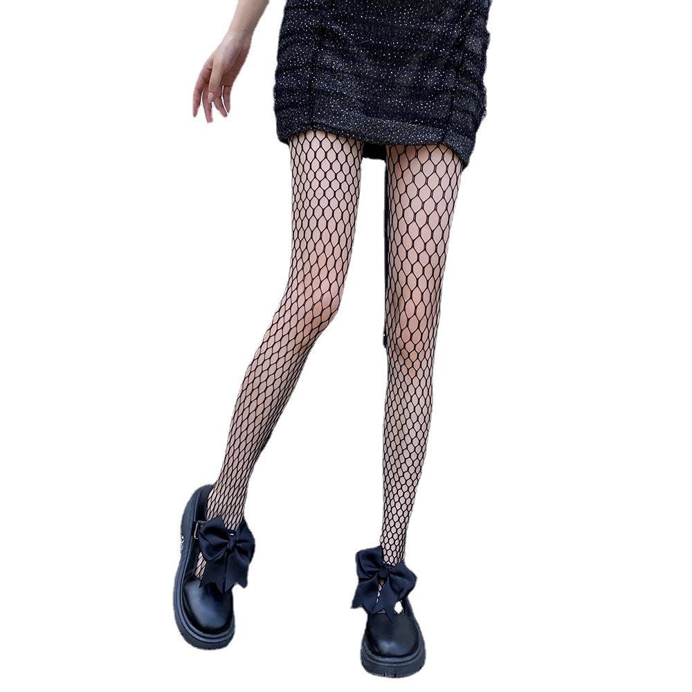 Netzstrümpfe mit großem Netzgewebe – sexy, schlank, reißfest, hohles Design (Stil 3090)
