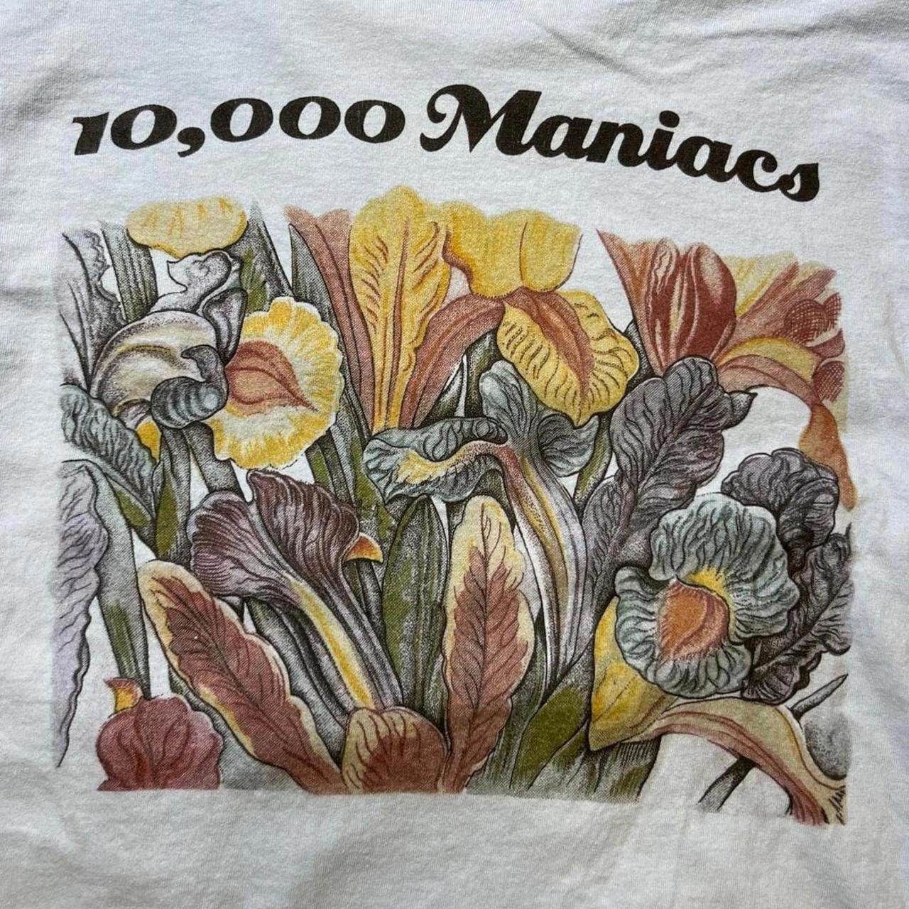 Band 10000 maniacs T Shirt Short Sleeve Classic All Size SA532 Unisex T-Shirt XXL