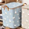 Large Capacity Clothes Quilt Storage Basket Foldable Quilt Storage Bag 100/140/180l Foldable Blanket Underwear Storage Box