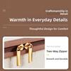 Foldable Linen Zipper Storage Boxes with Lid Wardrobe Organiser  Home