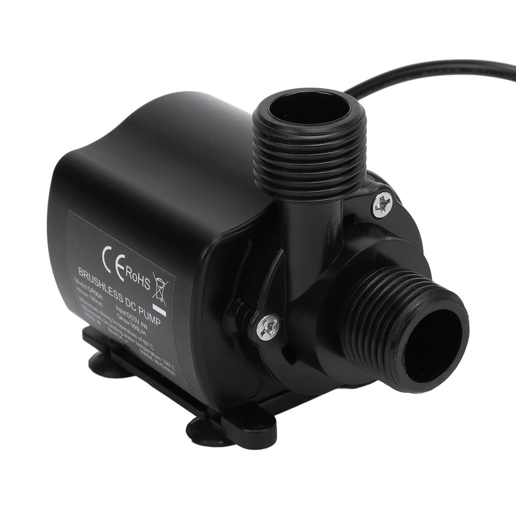 Pompă de apă submersibilă DC 5V 4W 500L/H Înălțime 180cm IP68 Ultra Silențioasă USB Fără Perii Pompă Fântână Iaz