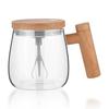 400ML Fully Automatic Coffee Stirring Cup Portable Electric Stirring Cup Office Glass Cup Milk Cocoa Self-Stirring Coffee Mug