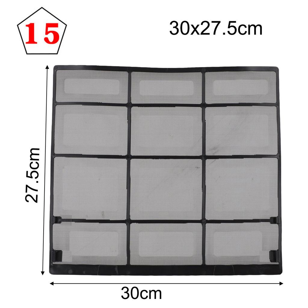 Indoor Air Conditioner Filter Accessories Hanging Dust Screen For AC Outlet Plastic Mesh Cover