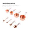 Stainless Steel Measuring Spoons Set Rose Gold Gold Baking Measuring Set  Dry Ingredients
