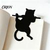 Creative Silhouette Page Holders 3PCS Cartoon Cat Bookmark, Durable PET Cute Marker, Functional Reading Gifts for Women 3D Printing Lightweight