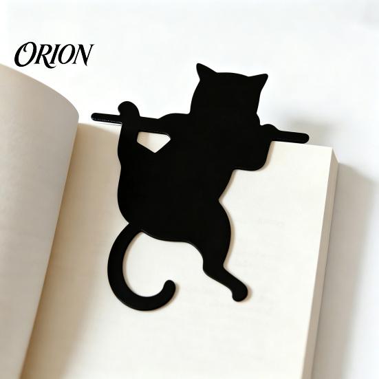 Creative Silhouette Page Holders 3PCS Cartoon Cat Bookmark, Durable PET Cute Marker, Functional Reading Gifts for Women 3D Printing Lightweight