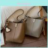 Pu Retro Fashion Water Bucket Bag For Daily Casual Womens Shoulder Purse
