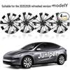 Fits 2025-2026 Tesla Model Y Two-Tone 19" Wheel Covers.