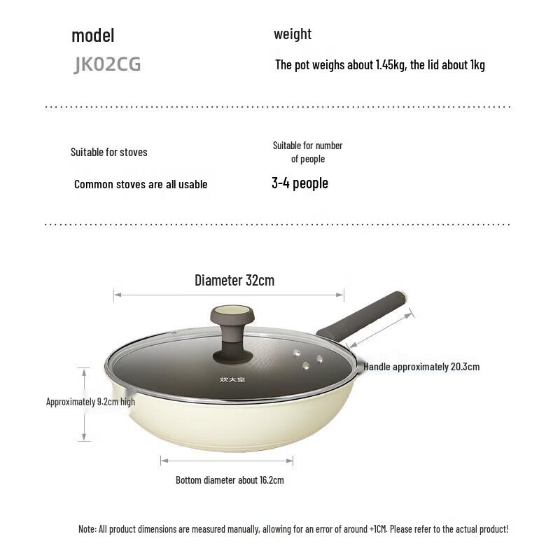 COOKER KING Multi-Purpose Non-Stick Wok