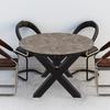 Metal Table Legs 28.4 X 31.1 Inch Black Table Legs Premium Steel Table Legs with X-frame Style Steel Bench Legs Country Style Table Legs Furniture Leg