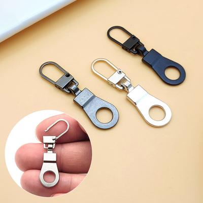 5PC Handtasche Reißverschluss Kopf Zipper Sliders Kopf Puller Abnehmbare Ersatz Lasche Für Koffer Reparatur
