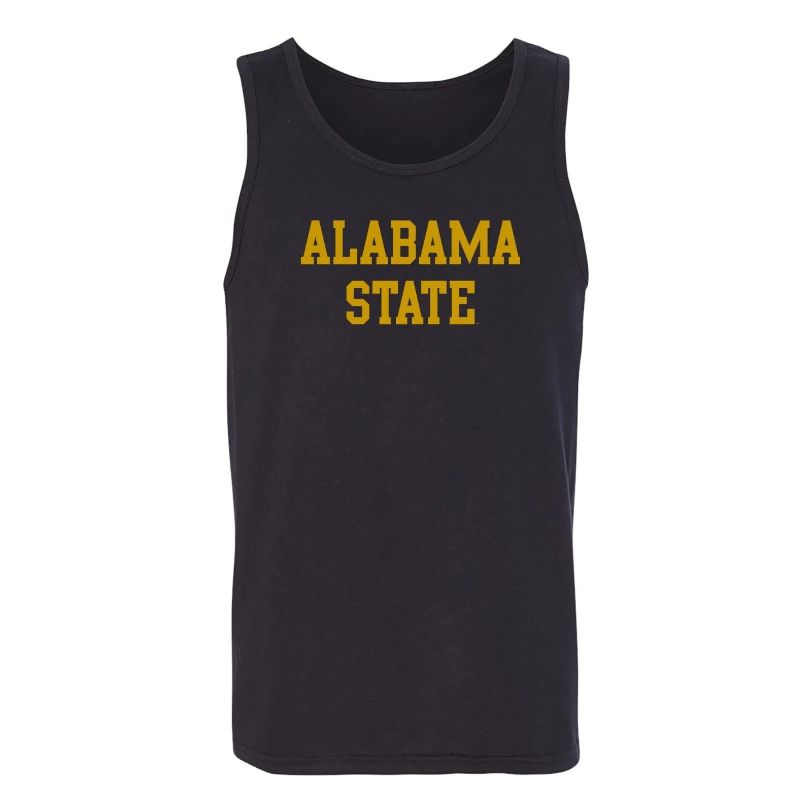 Alabama State Hornets Basic Block Tank Top - Black L