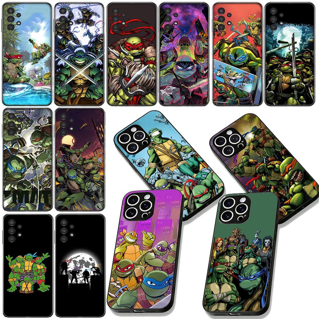 N-Ninjas Cartoon T-Turtles Phone Case for Motorola Moto Edge 70 60 Fusion NEO Pro G Stylus G56 G96 G52 G04 G05 20 Cover Casing